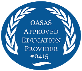 OASAS#0415 4x3 OASAC approved distance learning CASAC training provider.