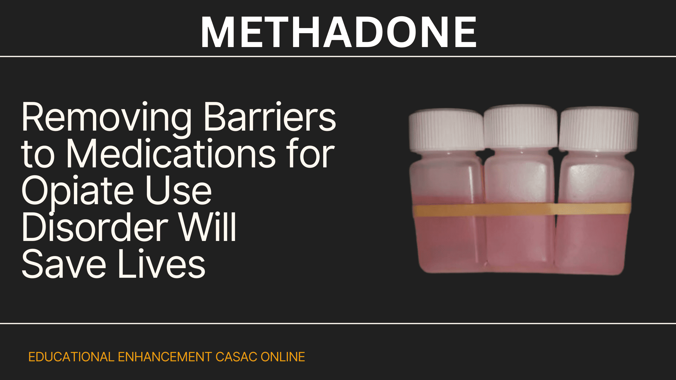 methadone stigma 2 Reducing stigma to methadone by removing Barriers to Medications for Opiate Use Disorder to Save Lives