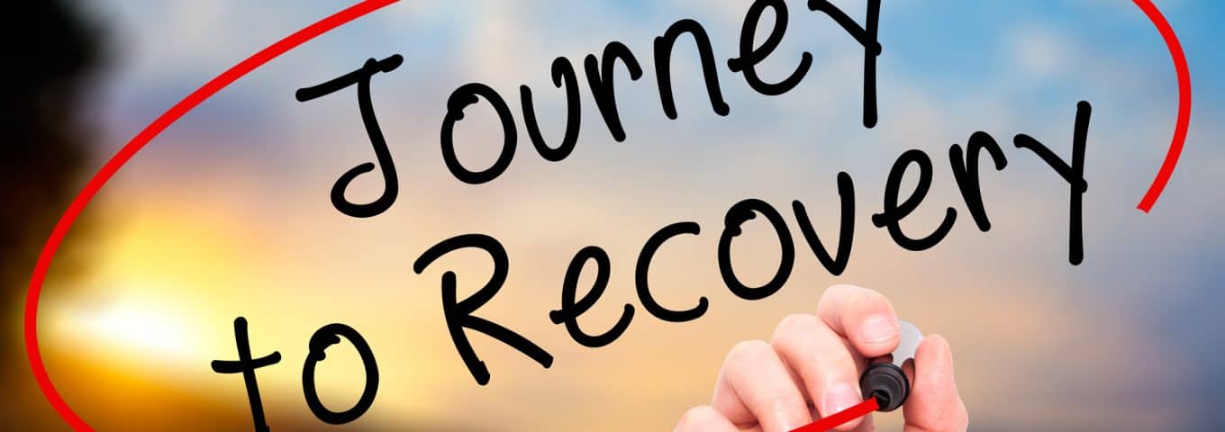 recovery oriented systems of care 2 image of a sunrise with the words journey to recovery over it signifies the intersection of substance use counseling and oriented systems of care.