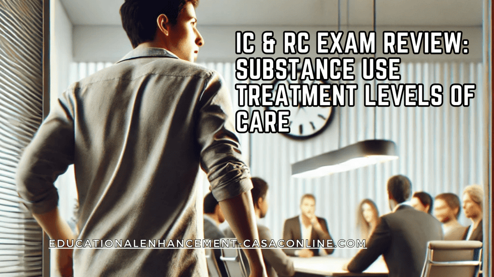 image of a man walking into a case conference to discuss patients level of care in addiction counseling treatment center.