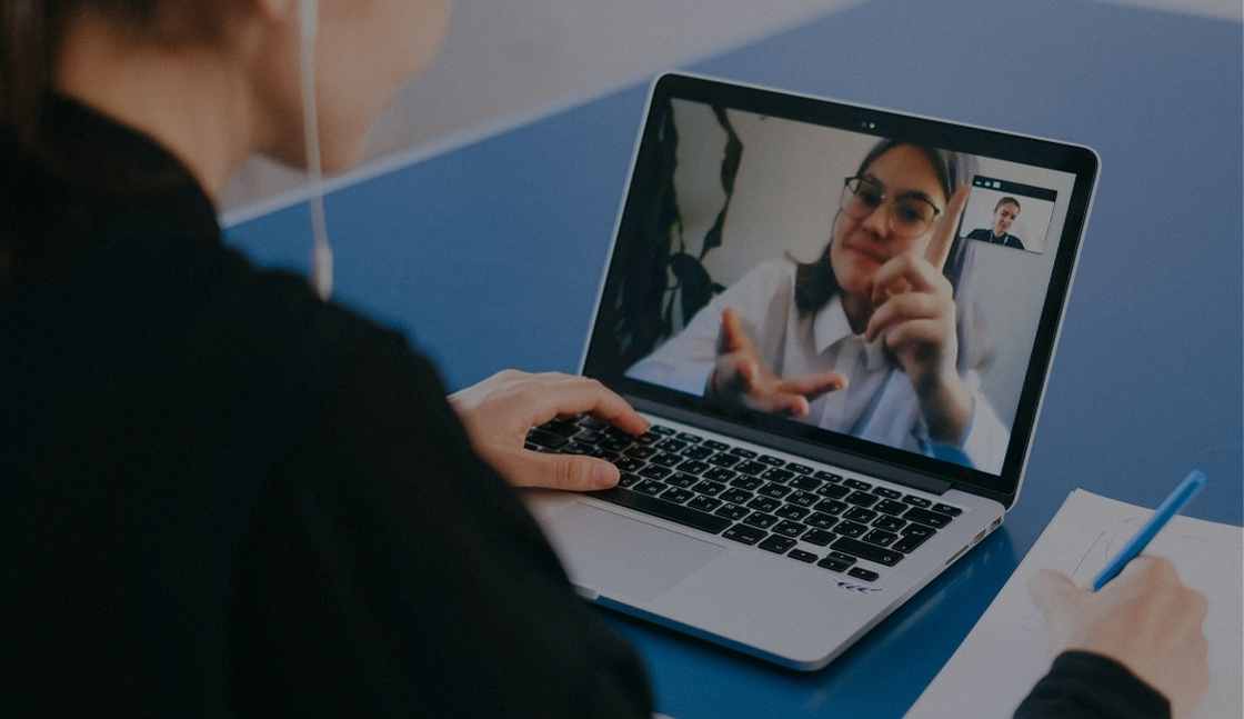 A student sits at his computer while taking a Case Management referral, and service coordination training as part of his addiction counselor course training online program. This training is part of our oASAS-approved Hybrid CASAC Online Section 3 course bundle.