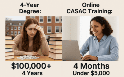 Why Online CASAC Training Beats a 4-Year CASAC Degree in New York