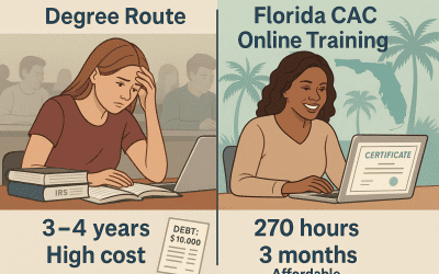 Why Florida’s CAC Online Training Outshines a Traditional Degree for Aspiring Addiction Counselors