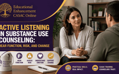 Active Listening In Substance Use Counseling: Hear Function, Risk, And Change